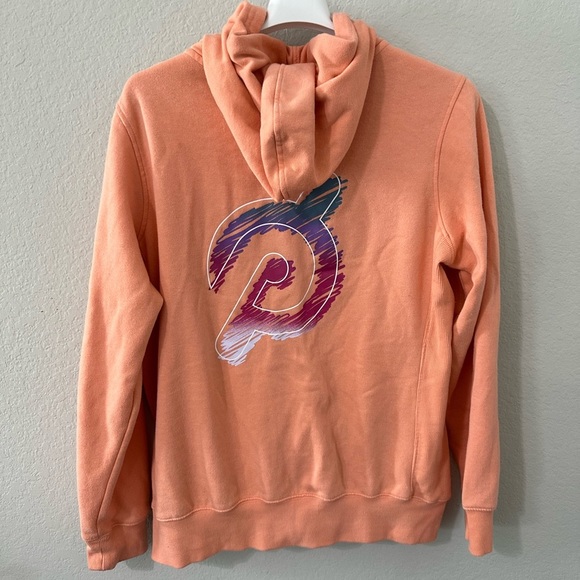 Peloton Ultimate‎ Fleece Zip Hoodie Peach Size XXL - Picture 1 of 7